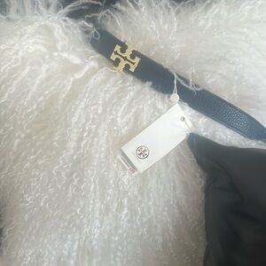 Tory Burch Reversible logo belt-Size S